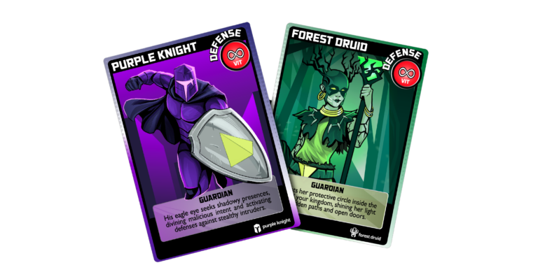 Knight's Gambit Guardian cards - Semperis Purple Knight