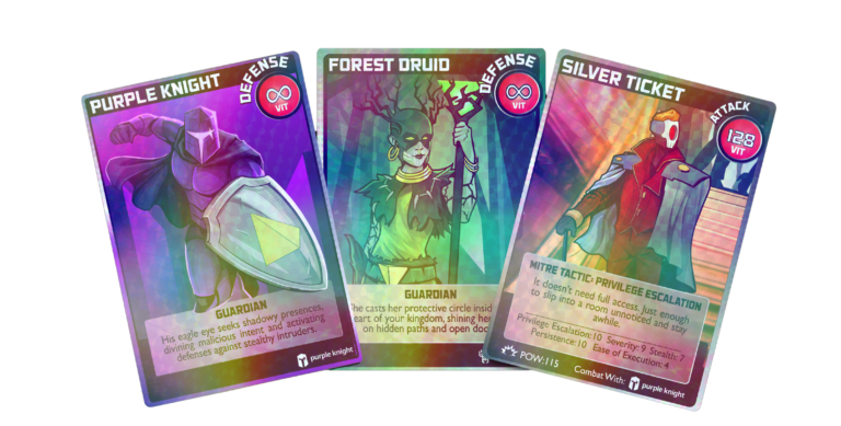 Knight's Gambit Onyx Guardian cards - Semperis Purple Knight