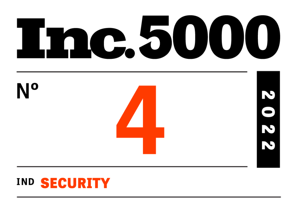 One of America’s Fastest-Growing Cybersecurity Companies for the Second Consecutive Year on Inc. 5000 List