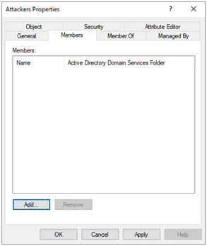 Active Directory membership from the group side 