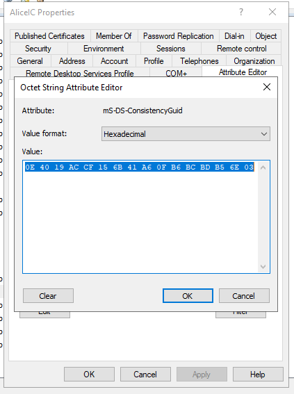 Copying nutshell attribute value to AliceIC attribute