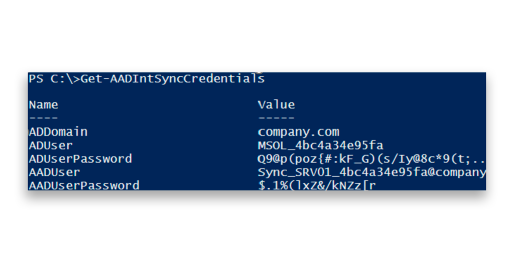Using AADInternals to extract credentials
