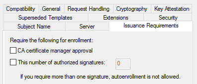 Configure approval for enrollment