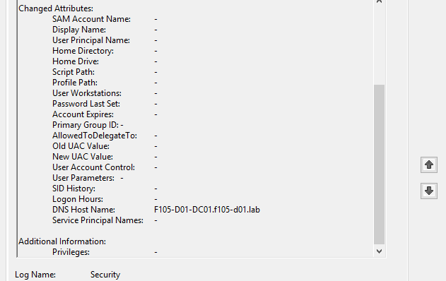 New DNS Host Name value